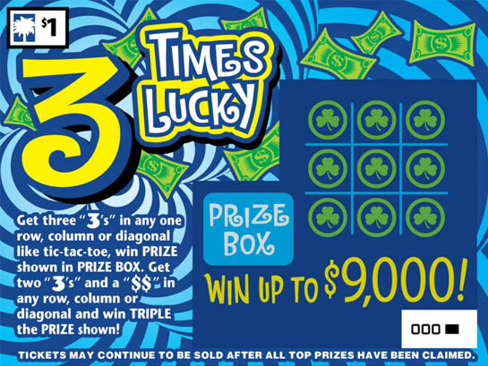 3 Times Lucky Scratch-Off Game Link