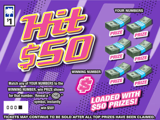Hit $50 Scratch-Off Game Link