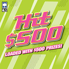 Hit $500 Scratch-Off Game Link