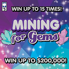 Mining for Gems ($5) Scratch-Off Game Link