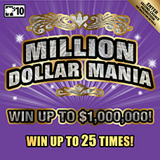 Million Dollar Mania Scratch-Off Game Link