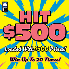 Hit $500 Scratch-Off Game Link