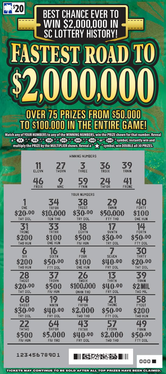 Scratch-Off - South Carolina Education Lottery