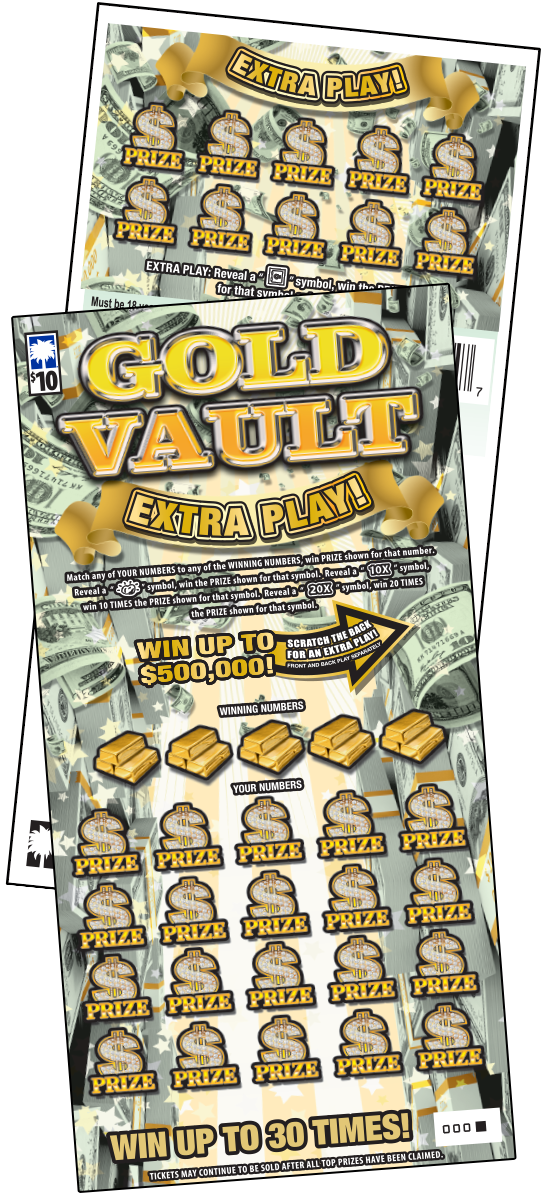 Gold Vault Extra Play Scratch-Off Image