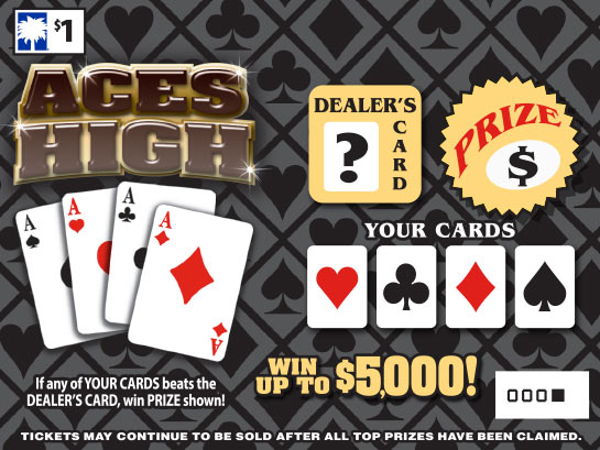 Aces High Scratch-Off Game Image