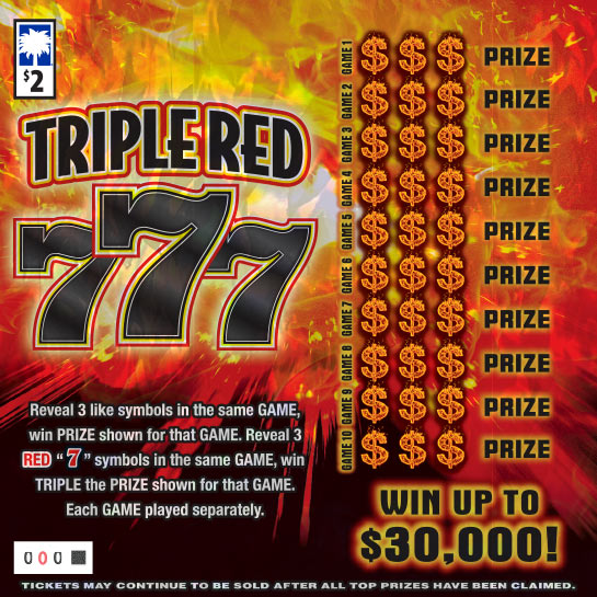 Triple Red 777 ($2) Scratch-Off Image